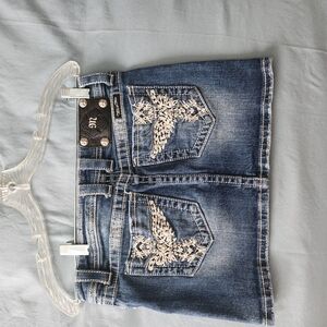 Miss me denim mini skirt size 26
